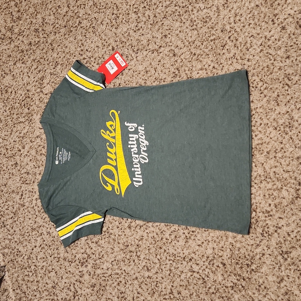 Colostrum Athletics UNIVERSITY OF OREGON DUCKS Woman's Short Sleeve Tee Shirt
